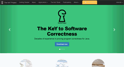 Desktop Screenshot of key-project.org