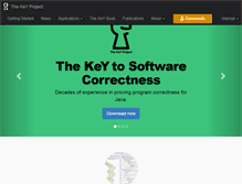Tablet Screenshot of key-project.org